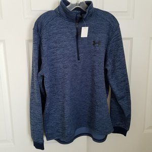 Under Armour Coldgear Mens Large 1/4 zip EUC